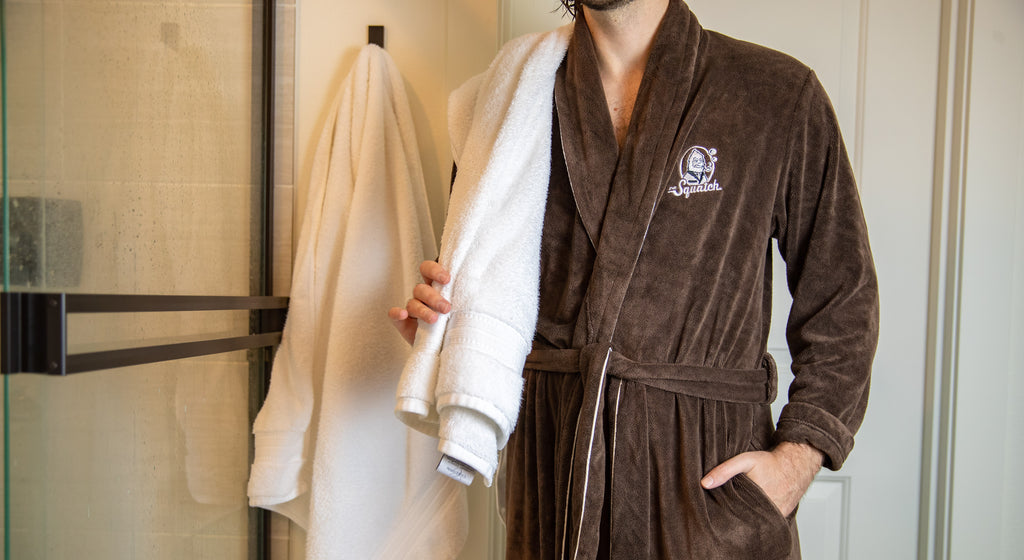 Bath Robe Shower Robe Dr. Squatch