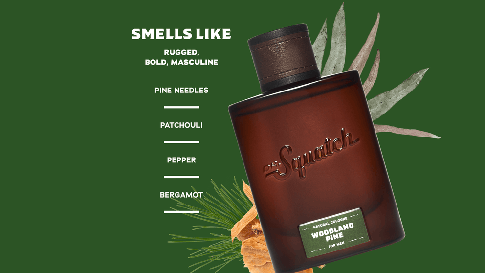 Woodland Pine Cologne Squatch